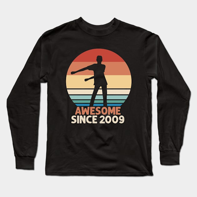 Floss Dance 10th like a boss 10 year gift Long Sleeve T-Shirt by ricardotito